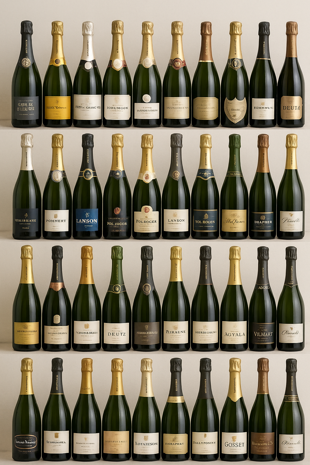 40 Champagne Bottles