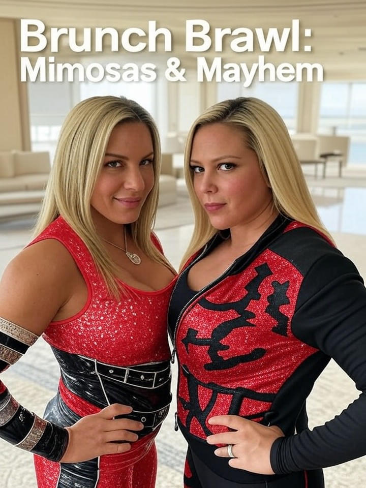 Brunch Brawl: Mimosas & Mayhem Event Poster