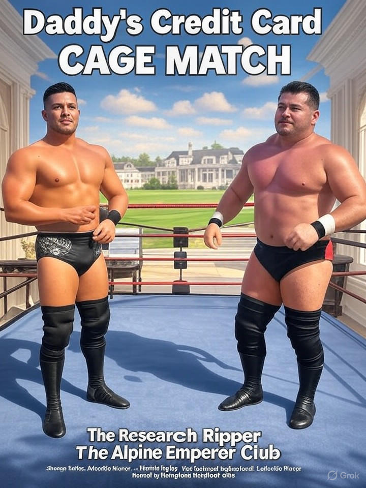 Daddy's Credit Card Cage Match Event Poster