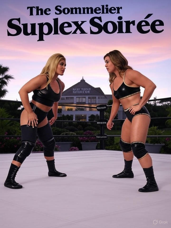 The Sommelier Suplex Soirée Event Poster