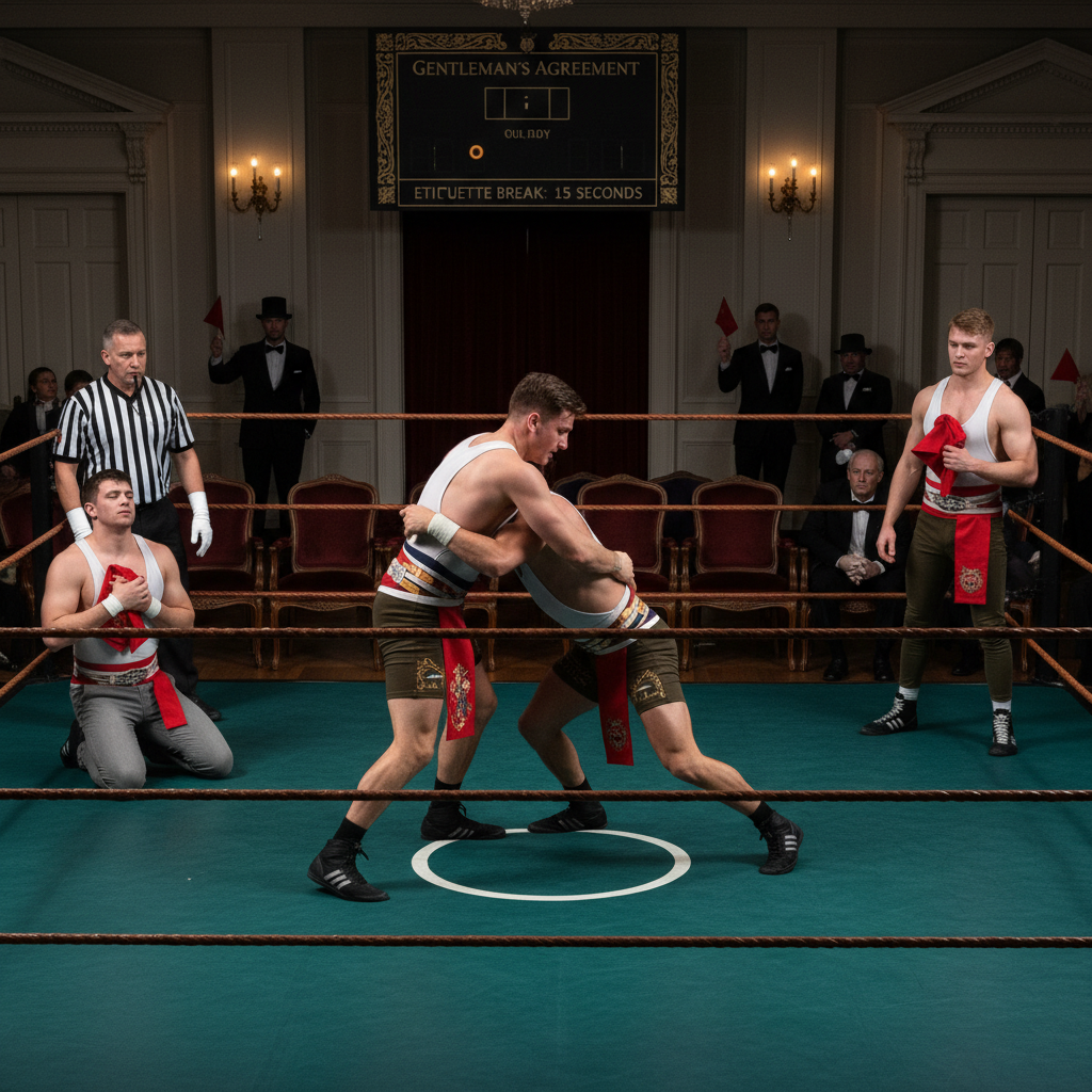 The Gentleman's Agreement action scene