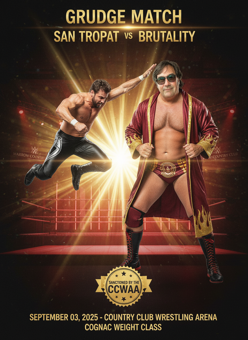 Grudge Match: San Tropat vs Lord Bullion Brutality - September 03, 2025