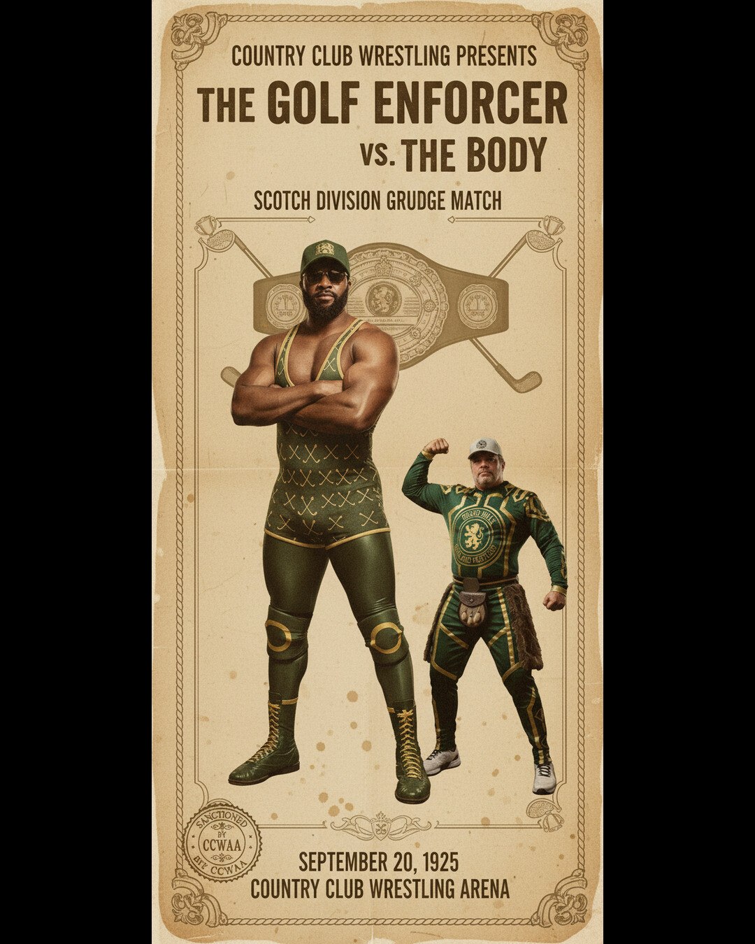The Golf Enforcer vs The Body - Grudge Match