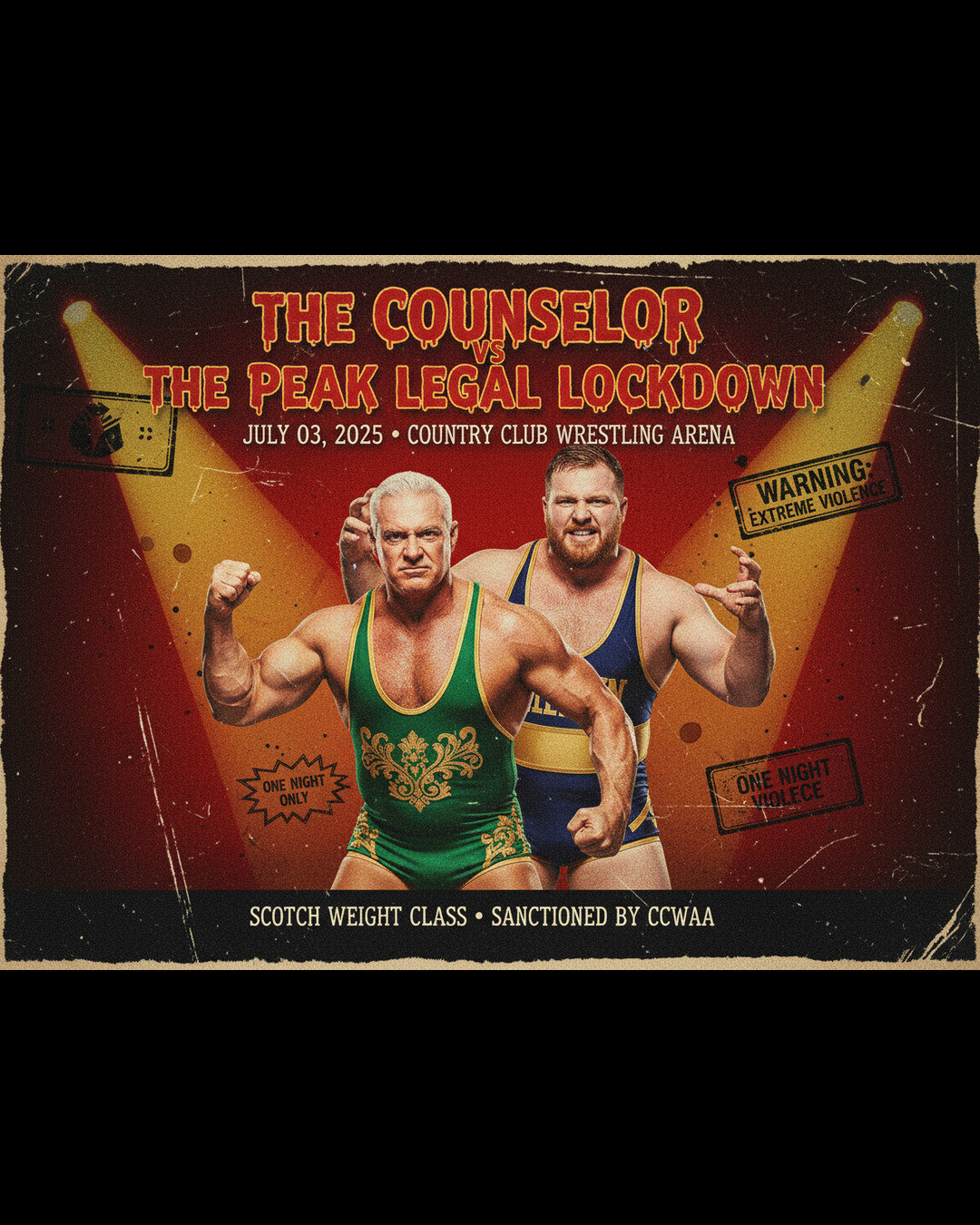 Mr. Randy C Gepp Esq. Historic Grudge Match